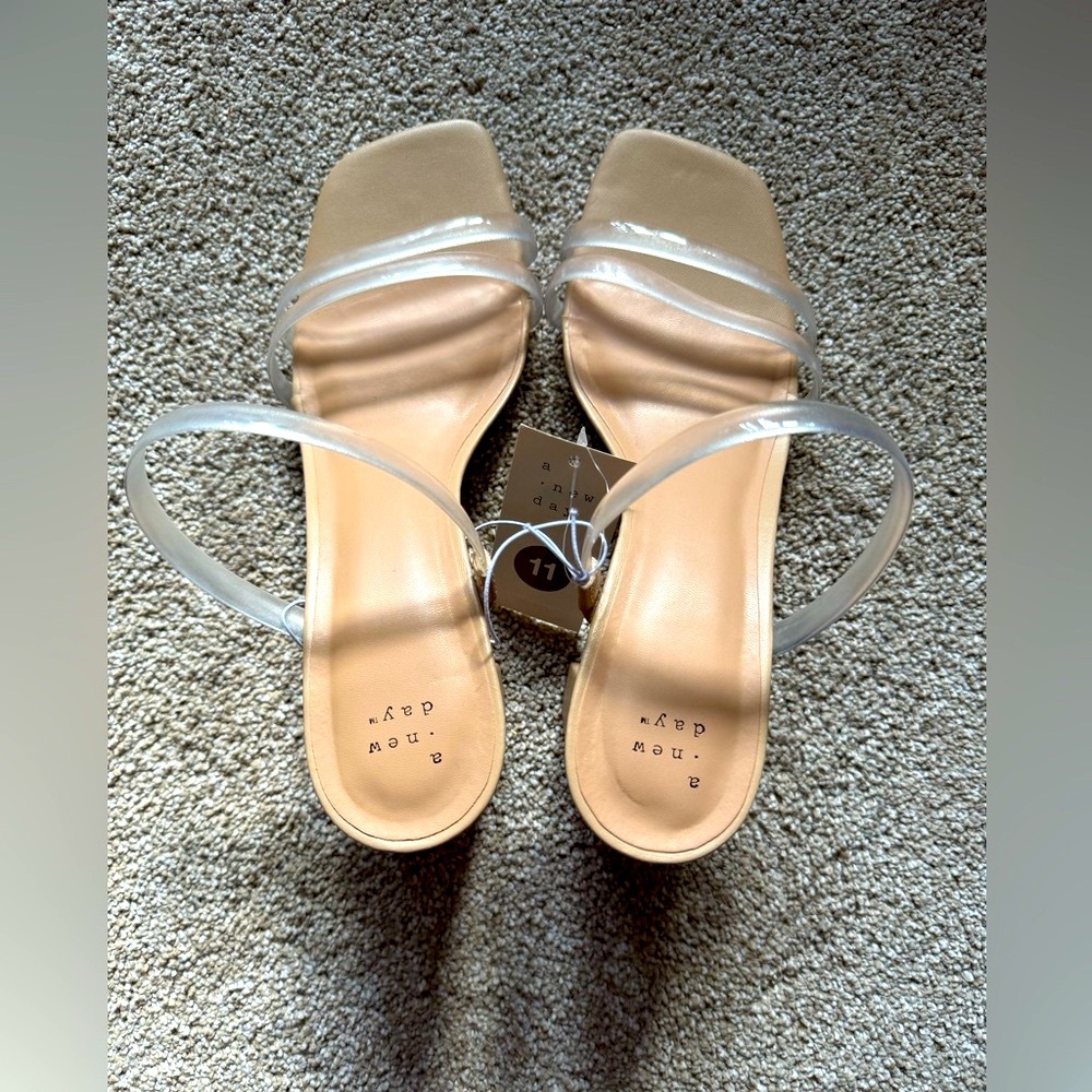 A New Day Clear Strappy Heel Sandal